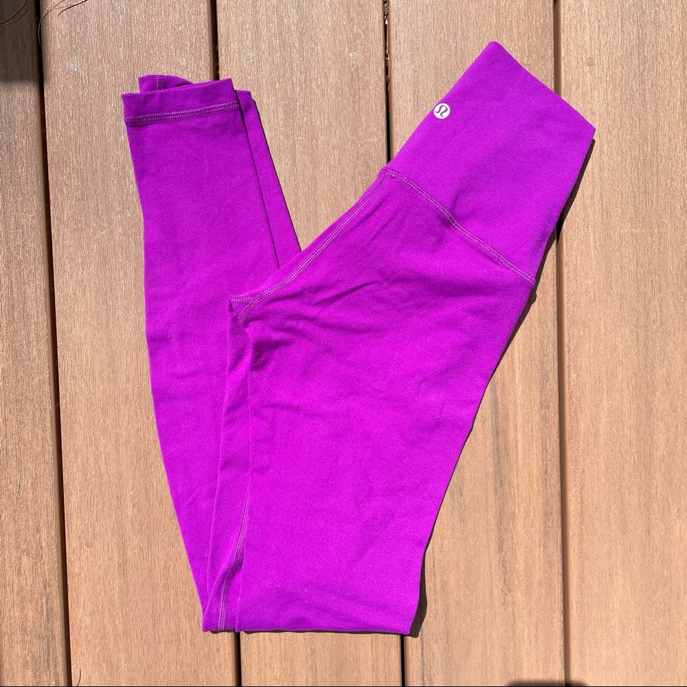 Plum Lululemon Leggings